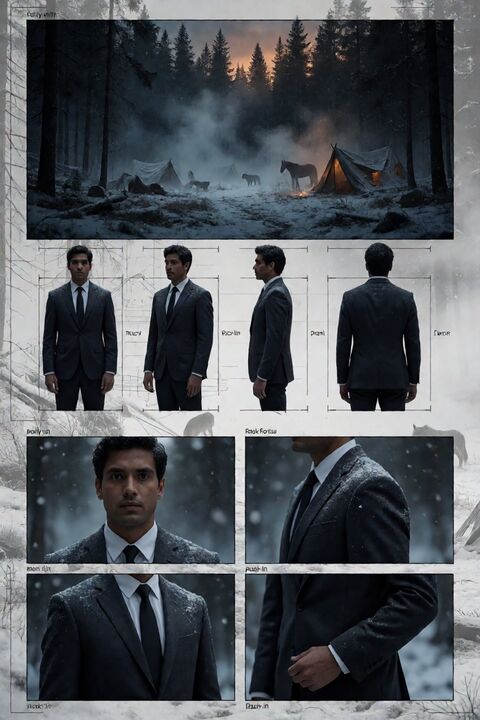 冬季生存惊悚 Storyboard
