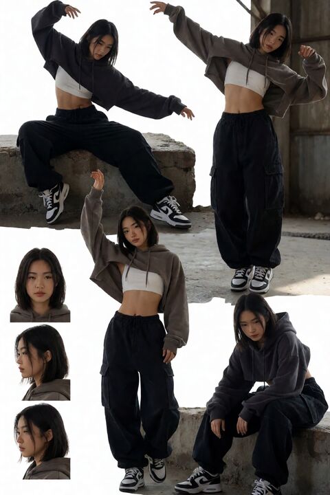 街舞角色设定参考图