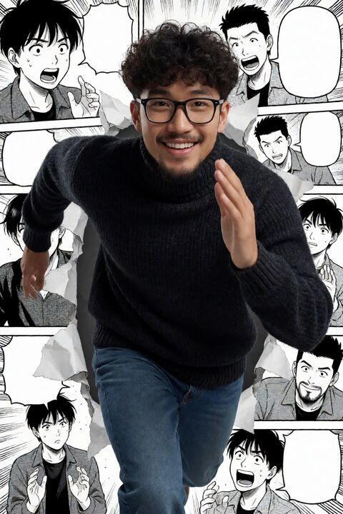 冲破次元壁的写实漫画跑者