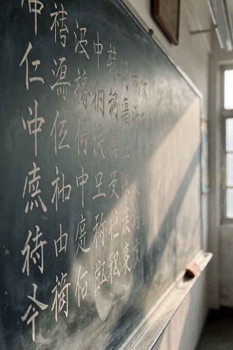 黑板上的出师表全文