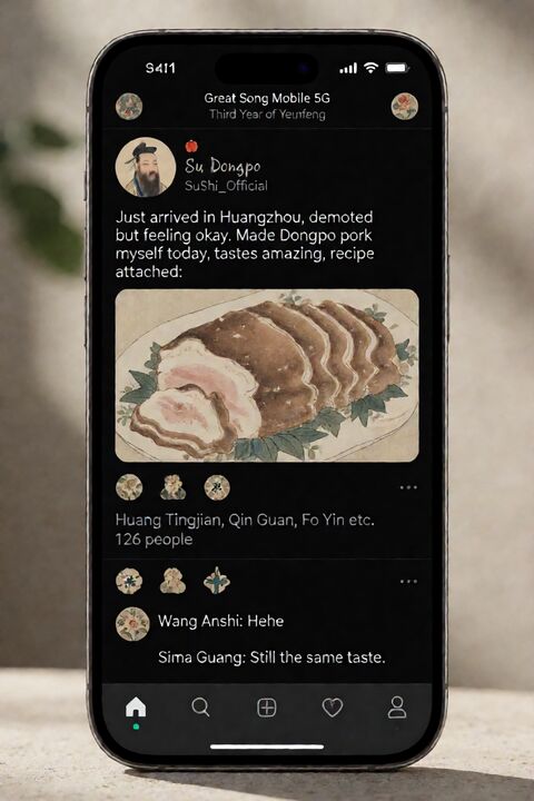 宋朝文人的赛博朋友圈