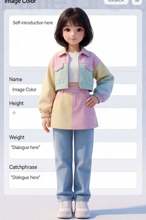 唯美二次元角色介绍网页