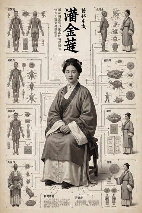 绘制金瓶梅知识图谱