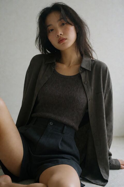 韩系极简氛围感少女写真