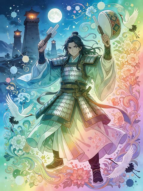 吉卜力风田野少年