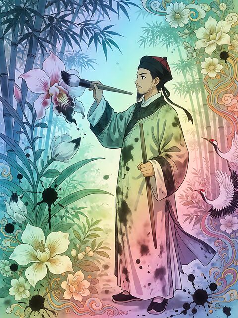 三国茶肆说书人